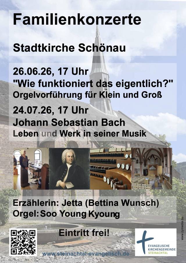Quelle: Evang. Kirchengemeinde Plakat zu den Familienkonzerten